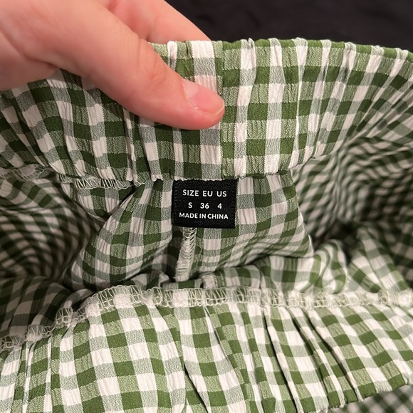 Green plaid boxer shorts - Picture 2 of 3